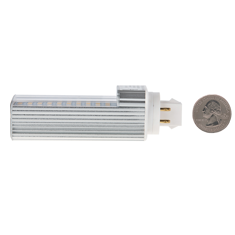 PLC Lamp G24D 2-Pin LED Bulb, 8 Watts, 18W Equivalent, AC85-265V PLC Lamp G24D 2-Pin LED Bulb, 8 Watts, 18W Equivalent, AC85-265V